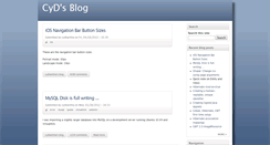 Desktop Screenshot of cydsblog.com